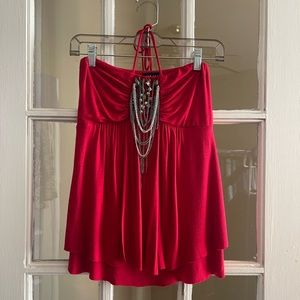 Jeweled Red Top